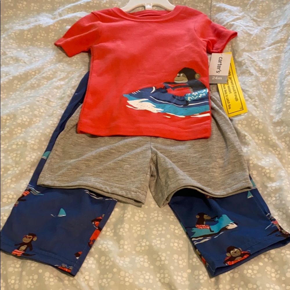 New Carter’s 3-piece pajamas